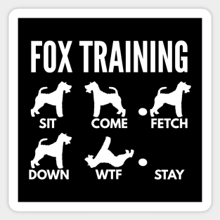 Fox Training Fox Terrier Tricks Sticker